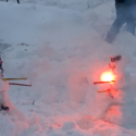 Snowman Roman Candle Battle [VIDEO]